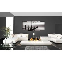 Dekoarte 150 - Tableau Moderne Sur Toile Monté Sur Cadre En Bois 5 Pi... -Dekliktableau Magasin 150 3