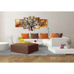 Dekoarte 429 - Tableau Moderne Sur Toile Monté Sur Cadre En Bois 5 Pi... -Dekliktableau Magasin 429 3