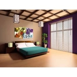 Dekoarte 460 -Tableau Moderne Sur Toile Monté Sur Cadre En Bois 5 Pi?... -Dekliktableau Magasin 460 3