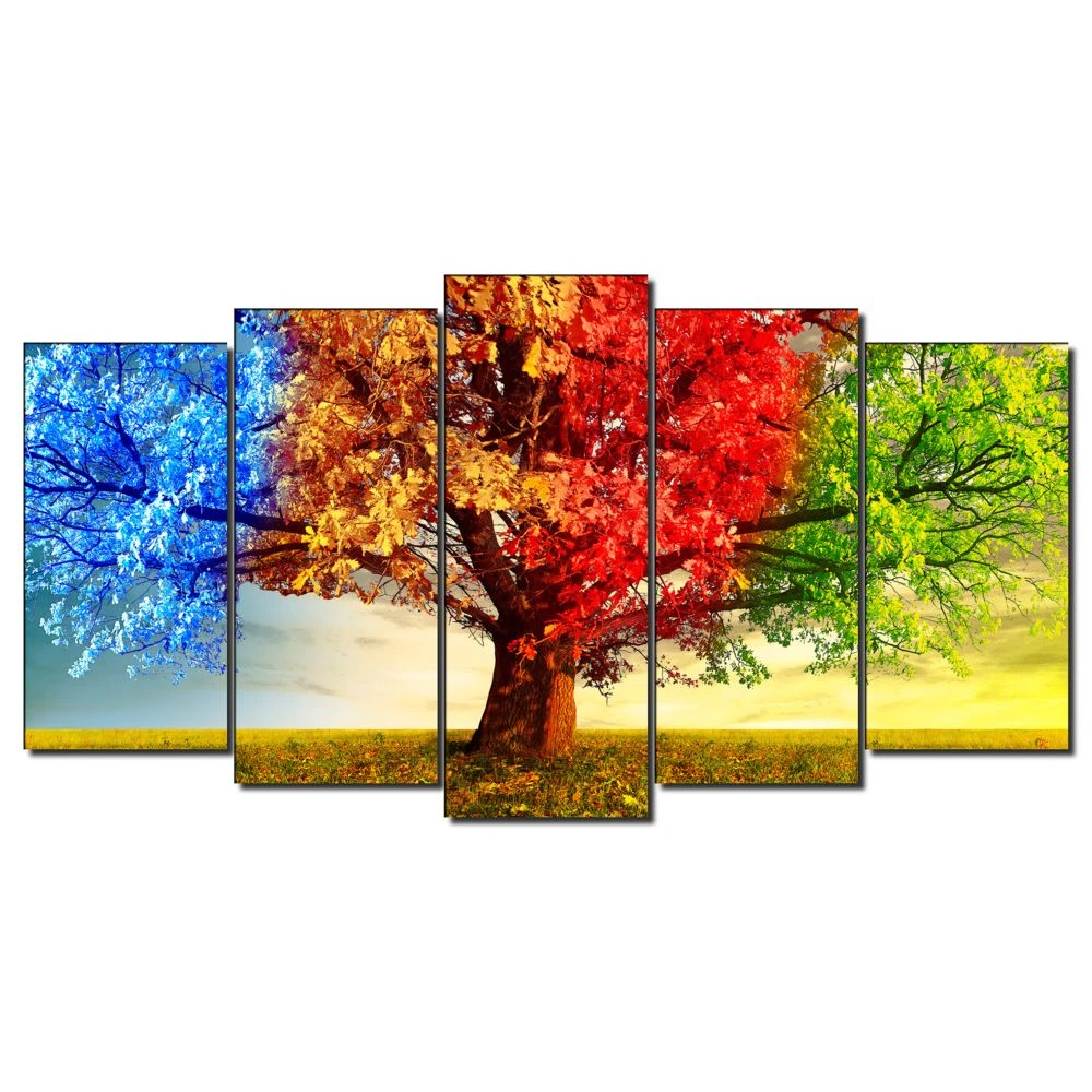 Dekoarte 513 - Tableau Moderne Sur Toile Monté Sur Cadre En Bois 5 Pi... 2 Dekoarte 513 - Tableau Moderne Sur Toile Monté Sur Cadre En Bois 5 Pi... – Image 2