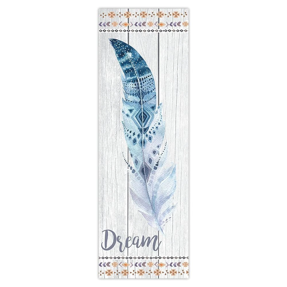 Sudtrading Toile Plume Boho - 30 X 90 Cm - Dream 1 Sudtrading Toile Plume Boho - 30 X 90 Cm - Dream