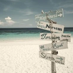 Artis 613285 Funny Sign Décoration Murale Verre Multicolore 45 X 45 C...