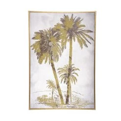 Atmosphera, Createur D'Interieur Atmosphera - Tableau Toile Murale Encadrée Imprimée Palmier 60 X 90 ...