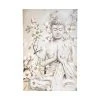 Atmosphera, Createur D'Interieur Atmosphera - Tableau Toile Murale Peinture Bouddha 78 X 118 Cm