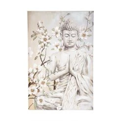 Atmosphera, Createur D'Interieur Atmosphera - Tableau Toile Murale Peinture Bouddha 78 X 118 Cm