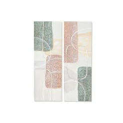 Cadre DKD Home Decor Abstrait Urbaine (30 X 3 X 90 Cm) (2 Unités)