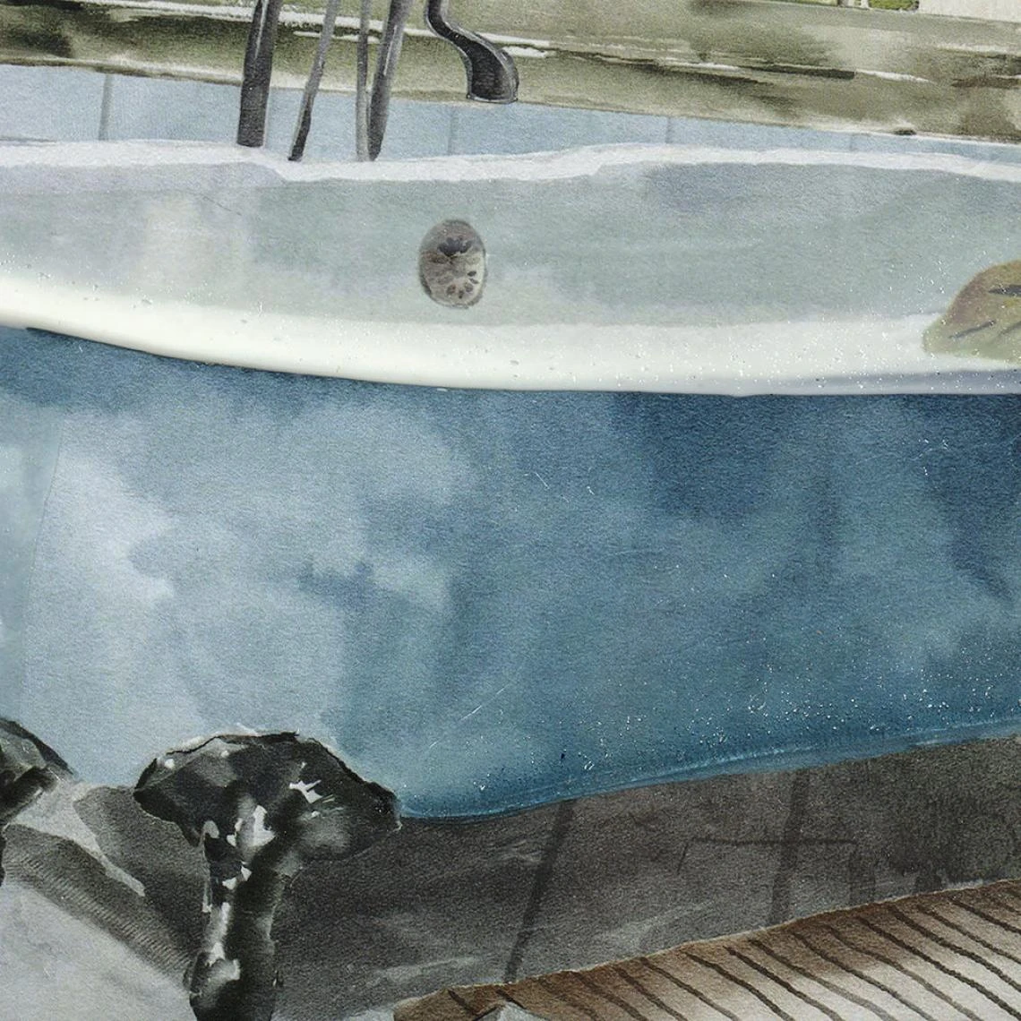 Cadre DKD Home Decor Salles De Bains (2 Unités) (32 X 2,5 X 32 Cm) 2 Cadre DKD Home Decor Salles De Bains (2 Unités) (32 X 2,5 X 32 Cm) – Image 2