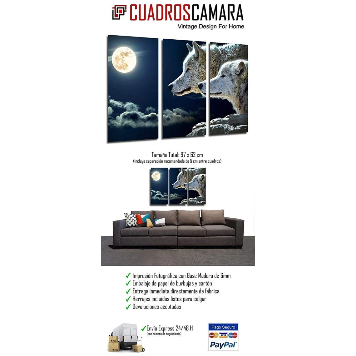 Marque Generique Cadre Photo Poster Photographique Multicolore 97 X 62 Cm 2 Marque Generique Cadre Photo Poster Photographique Multicolore 97 X 62 Cm – Image 2