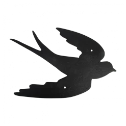 Ac-Deco Décoration Murale En Métal - Hirondelle - Noir -Dekliktableau Magasin decoration murale en metal hirondelle noir 10296304 26595532 1140x1140