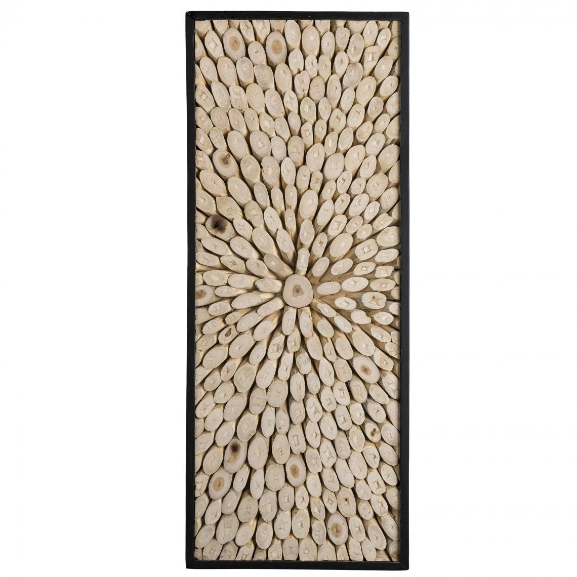 MACABANE Décoration Murale Rectangulaire 100x40cm Bois Branches Teck Nature Pa... 2 MACABANE Décoration Murale Rectangulaire 100x40cm Bois Branches Teck Nature Pa... – Image 2