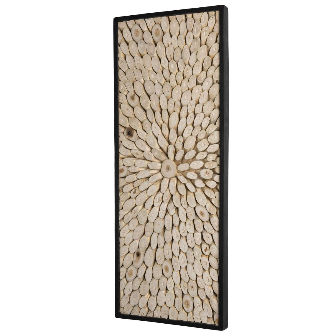 MACABANE Décoration Murale Rectangulaire 100x40cm Bois Branches Teck Nature Pa... 1 MACABANE Décoration Murale Rectangulaire 100x40cm Bois Branches Teck Nature Pa...