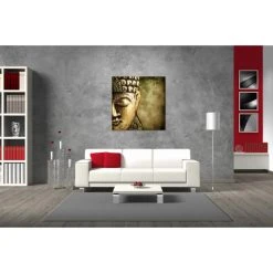 DECLIKTABLEAU Tableau Zen Bouddha D'Or 50X50 Cm -Dekliktableau Magasin dore design 15659 1140x1140 1