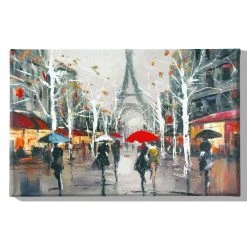HOMEMANIA Tableau Eiffel Tours - Villes Et Paysages - Pour Salon, Cham...