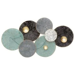 Atmosphera, Createur D'Interieur Décoration Murale Métal Nénuphar - Atmosphera