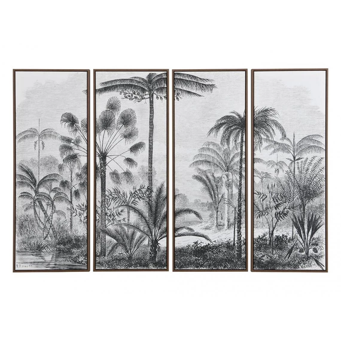 Vente-unique Toile Imprimée Quadriptyque Encadrée - 180 X 120 Cm - Châssis En Bo... 1 Vente-unique Toile Imprimée Quadriptyque Encadrée - 180 X 120 Cm - Châssis En Bo...