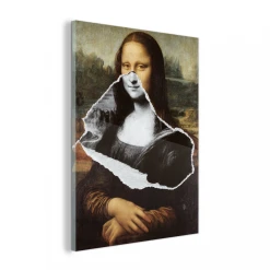 MuchoWow Impression Sur Verre Mona Lisa - Da Vinci - Art Tableau Decoration Mur...