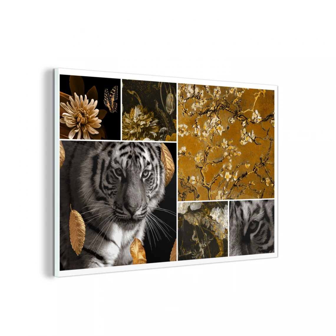 MuchoWow Impression Sur Verre Or - Noir - Art - Paillettes Tableau Decoration M... 1 MuchoWow Impression Sur Verre Or - Noir - Art - Paillettes Tableau Decoration M...