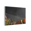MuchoWow Impression Sur Verre Épices Sur Un Fond Noir Tableau Decoration Mural...