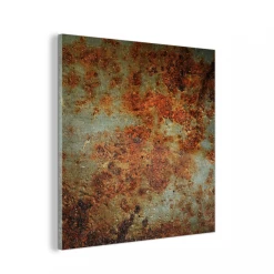 MuchoWow Impression Sur Verre Rouille - Mur - Gris Tableau Decoration Murale Sa...
