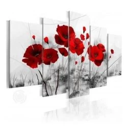 Marque Generique INN® Tableau Coquelicots Rouge Sur Fond Blanc Toile Peinture Fleurs D... -Dekliktableau Magasin inn tableau coquelicots rouge sur fond blanc toile peinture fleurs decoration murale 5 pcs vertical moderne champs sans cadre salon 13718248 37846346 1140x1140