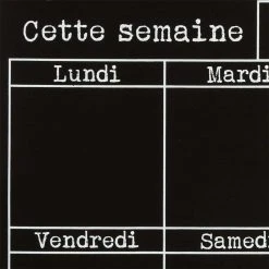 Atmosphera, Createur D'Interieur Mémo Semainier Ardoise -Dekliktableau Magasin memo semainier ardoise 162253 zoom