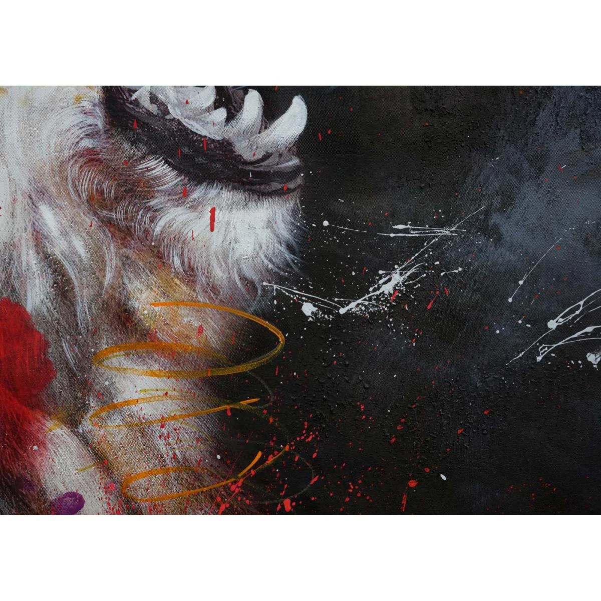 Mendler Peinture à L'huile Lion HWC-H25, Peinture Sur Toile XL, Peinte à La ... 3 Mendler Peinture à L'huile Lion HWC-H25, Peinture Sur Toile XL, Peinte à La ... – Image 3