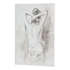 Zandiara Peinture Fait Main 70x100 Cm NUDA Gris -Dekliktableau Magasin peinture fait main 70x100 cm nuda gris 10219110 26340466 1140x1140