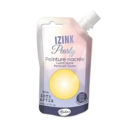 Aladine Peinture Nacrée - Jaune Pastel - 80 Ml