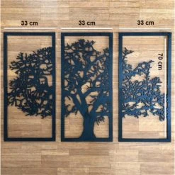 Magneticland Sculpture Triptyque Arbre De Vie Métal Noir -Dekliktableau Magasin sculpture triptyque arbre de vie metal noir 14095922 39208896 1140x1140