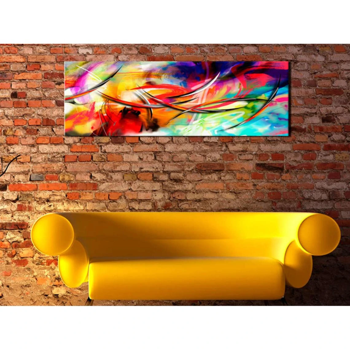 Artgeist Tableau Abstrait Arc-en-ciel 2 Artgeist Tableau Abstrait Arc-en-ciel – Image 2