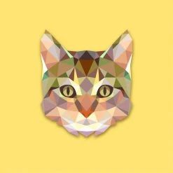DECLIKTABLEAU Tableau Animaux Chat Jaune 80X80 -Dekliktableau Magasin tableau animaux chat jaune 80x80tableau animaux chat jaune 80x80 1140x1140 1