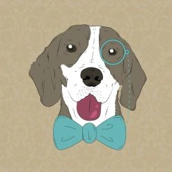 DECLIKTABLEAU Tableau Animaux Chien Avec Noeud Papillon 50X50 -Dekliktableau Magasin tableau animaux chien avec noeud papillon 50x50tableau animaux chien avec noeud papillon 50x50 1140x1140 1