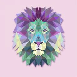 DECLIKTABLEAU Tableau Animaux Lion Rose 50X50 -Dekliktableau Magasin tableau animaux lion rose 50x50tableau animaux lion rose 50x50 1140x1140 1