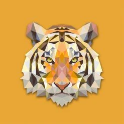 DECLIKTABLEAU Tableau Animaux Tigre Orange 50X50 -Dekliktableau Magasin tableau animaux tigre jaune 50x50tableau animaux tigre jaune 50x50 1140x1140 1