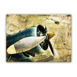 DECLIKTABLEAU Tableau Aviateur Épave D'Avion L.80 X H.55 M