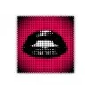 DECLIKTABLEAU Tableau Bouche Pop Pixel 80X80 Cm