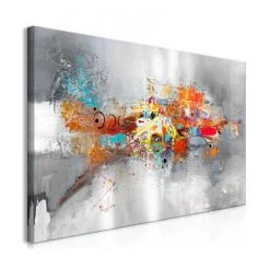 Artgeist Tableau - Dominante Sur Le Fond Gris 120x60