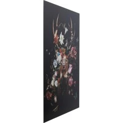 Karedesign Tableau En Verre Cerf Fleurs 80x120cm Kare Design -Dekliktableau Magasin tableau en verre cerf fleurs 80x120cm kare design 11603932 30481500 1140x1140
