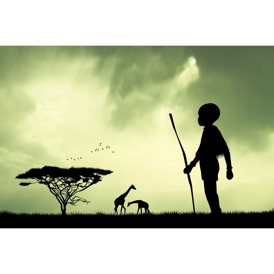 DECLIKTABLEAU Tableau Enfance African Child 80x55 1 DECLIKTABLEAU Tableau Enfance African Child 80x55