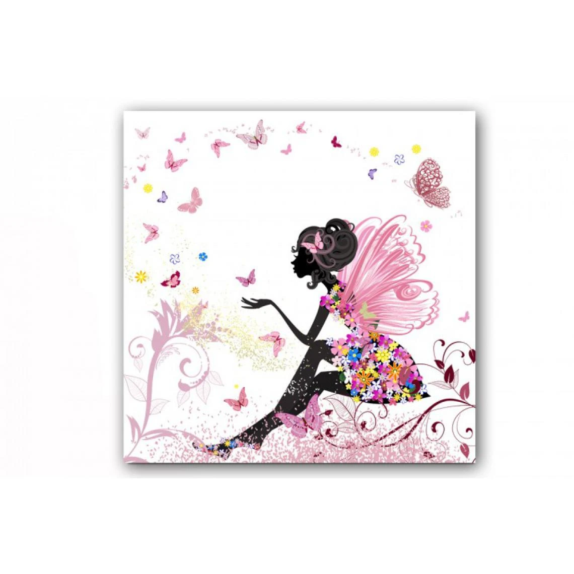 DECLIKTABLEAU Tableau Enfant Fée 50X50 Cm ONIRIA 1 DECLIKTABLEAU Tableau Enfant Fée 50X50 Cm ONIRIA