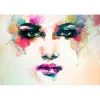 DECLIKTABLEAU Tableau Face Colorful Woman L.80 X H.55 Cm