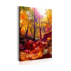 Artgeist Tableau - Forêt Peinte 80x120