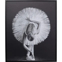 Karedesign Tableau Frame Danseuse Ballerine Penchée 100x120cm Kare Design