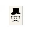 DECLIKTABLEAU Tableau Gentleman Moustache L.55 X H.80 Cm