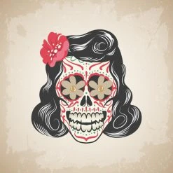 DECLIKTABLEAU Tableau Gothique Crane Femme Coupe Au Carre 60X60 -Dekliktableau Magasin tableau gothique crane femme coupe au carre 60x60tableau gothique crane femme coupe au carre 60x60 1140x1140 1