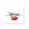 DECLIKTABLEAU Tableau Gourmand Fraise Dans L'Eau 80X80 Cm