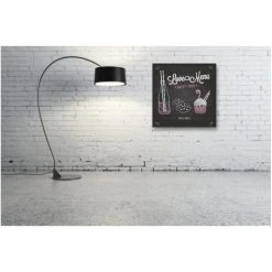 DECLIKTABLEAU Tableau Gourmand Loves Menu 50X50