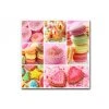 DECLIKTABLEAU Tableau Gourmand Multicolore Cupcakes 80X80 Cm