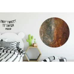MuchoWow Tableau Imprimé Rond Acier - Rouille - Vieux Impression Sur Aluminium... -Dekliktableau Magasin tableau imprime rond acier rouille vieux impression sur aluminium en rond 120x120 cm tableau decoration murale salon 12459656 33246202 1140x1140