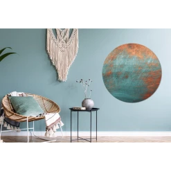 MuchoWow Tableau Imprimé Rond Métal - Rayures - Rouille Impression Sur Alumin... -Dekliktableau Magasin tableau imprime rond metal rayures rouille impression sur aluminium en rond 90x90 cm tableau decoration murale salon 12473118 33287594 1140x1140